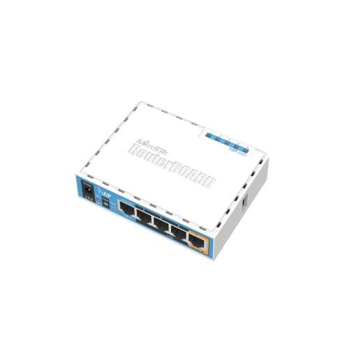 Mikrotik RB951UI-2ND RouterBOARD vezeték nélküli router, 2.4GHz, 5x100Mbps, 300Mbps, kezelhető, asztali - Wi-Fi router