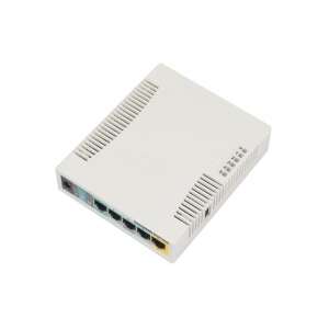 Router MikroTik RB951Ui-2HnD, alb, 5 porturi Ethernet, 1 port USB - Routere Wi-Fi, adaptoare