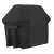 Fekete grill takaró, vízálló, védi az időjárástól, UV sugaraktól, portól és szennyeződéstől, a legtöbb grillhez illeszkedik, könnyen felszerelhető, tárolózsákkal