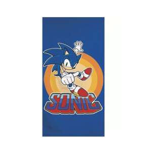 Ręcznik plażowy Sonic the Hedgehog, niebieski, szybkoschnący, 70x140 cm - Tekstylia domowe