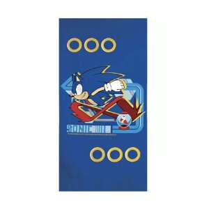 Sonic a sündisznó törölköző fürdőlepedő kék (Fast Dry) 55492201 Fürdetési kellékek