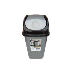 Duna - Slim Billenő Szemetes - 10L - Szürke/Fekete