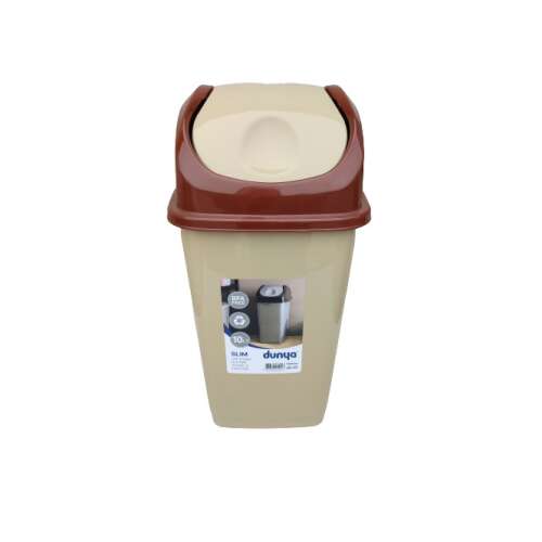 Billenős szemetes SLIM 10 L bézs 54984424