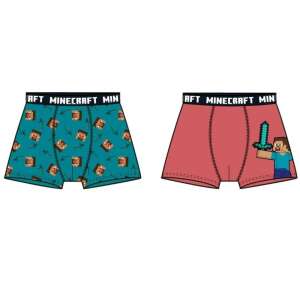 Minecraft fiú boxer alsónadrág, 2 darabos csomag, 10 éveseknek - Minecraft