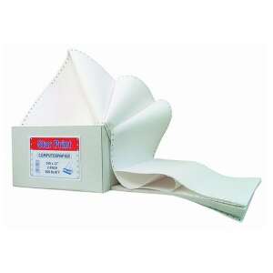 Leporelló 240mm, 2pld. 6` 900 garnitúra/doboz, Bluering® fanfold számítógépes papír - Leporelló nyomtatópapír