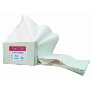 Leporelló 158mm, 2pld. 12` 1800 garnitúra/doboz, Bluering® fanfold nyomtatópapír - Leporelló nyomtatópapír