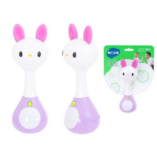 Interaktív csörgő babáknak (nyuszi)