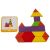 Kruzzel Puzzle Castel din Lemn - Forme geometrice și carte de modele