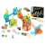 75 piece light magnetic blocks marble run set for ages 3+