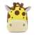Kakoo giraffe plush backpack for kids, front view