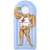 Bestway inflatable pool float muscular man design cutout