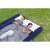Couple camping on Bestway double air mattress - Comfortable outdoor sleeping solution