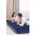Couple relaxing on Bestway double inflatable mattress indoors