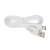Ruhhhy fabric shaver USB charging cable, white
