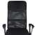 Black mesh office chair backrest