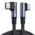 UGREEN US335 1m USB-C to USB-C angled cable, black, 100W, 5A