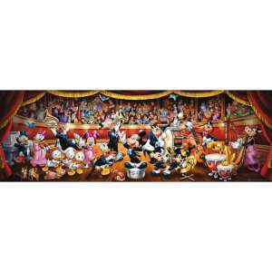 Clementoni Disney High Quality Collection Panorama 1000-teiliges Puzzle mit Mickey Mouse und seinen Freunden auf der Bühne - Puzzle & Rätsel