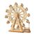 Detailed View of 3D Wooden Ferris Wheel Model