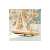 Holz Ferris Wheel 3D Puzzle Modell mit Bank und Laternenpfahl