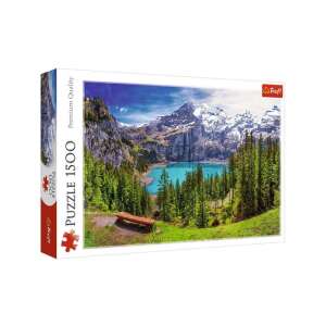 Trefl: Oeschinen-tó, Alpok, Svájc - 1500 darabos puzzle 85095829 Puzzle - Természet