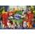 Trefl 1500 piece jigsaw puzzle, Cats on the Couch, featuring a red couch with many cats