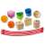 SES Creative Tiny Talents Sensorische Perlen Holzspielzeug für Kleinkinder, ab 18 Monaten, Nahaufnahme der bunten Formen und Perlen