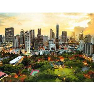 Trefl 3000 piece jigsaw puzzle of Bangkok skyline - Trefl Puzzle