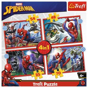 Trefl Spiderman 4-in-1 Puzzle Box - Puzzle