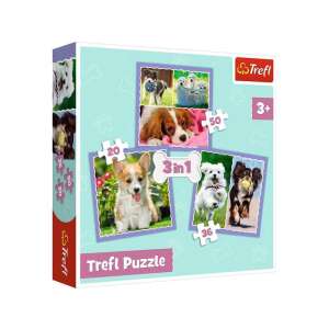 Trefl Puppy Puzzle 3 in 1, 20, 36, 50 pieces - Puzzle