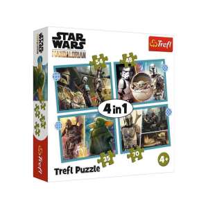 Trefl: Star Wars Mandalorian 4 az 1-ben puzzle - 35, 48, 54, 70 darabos 85611891 Puzzle - Star Wars
