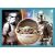 Star Wars Mandalorian Puzzle Image - Grogu with Stormtrooper and Mandalorian