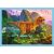 Trefl Dinosaurus puzzle image: Tyrannosaurus Rex in a jungle setting