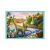Trefl Dinosaurus puzzle image: Brachiosaurus family in a prehistoric landscape
