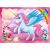 Trefl Unicorn Puzzle, winged unicorn in candy land