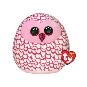 Ty Squish-a-Boos párna alakú plüss figura PINKY, 30 cm - rózsaszín bagoly 85096177 