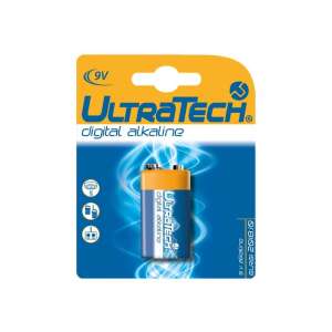 UltraTech 9V digitális alkáli elem, 1 darabos csomag - Elem & akkumulátor