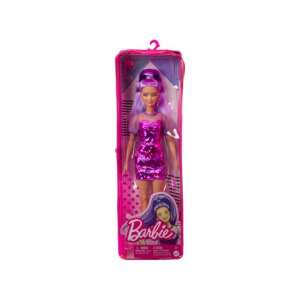 Barbie Fashionista baba lila ruhában - Mattel 55064779 