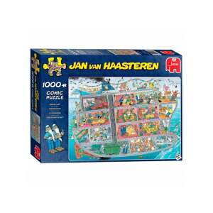 Jan van Haasteren Puzzle - Óceánjáró 84732166 Puzzle - Emberek - Épület