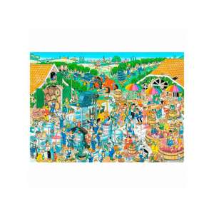 Jan Van Haasteren A borászat 1000 darabos kirakós játék, befejezve - Puzzle & Kirakó