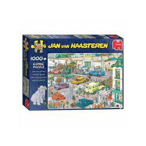 Jan van Haasteren Puzzle - Jumbo bevásárolni megy, 1000 darabos 85263950 Puzzle - Emberek - Épület