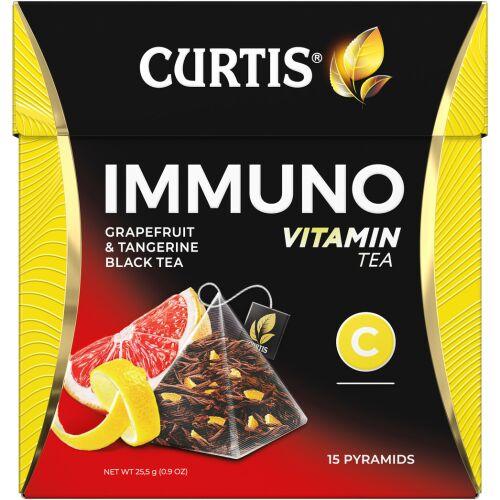 Curtis Immuno C-vitaminos Fekete Tea - 15 db Piramis Filter 131710681