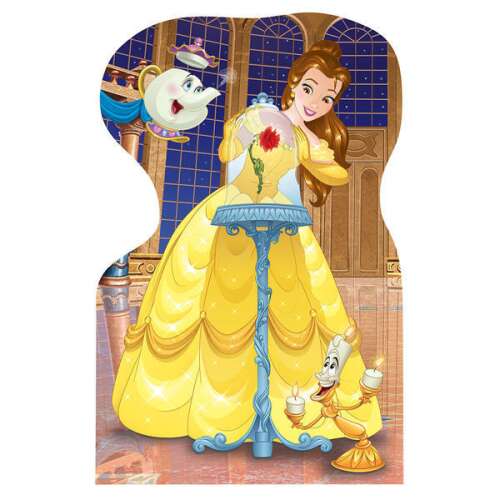 Puzzle 4 in 1 - Printesele si prieteni - 54 piese