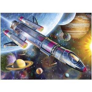 Ravensburger Puzzle 100 Teile - Mission im Weltraum, ein Raumschiff fliegt durch das Sonnensystem - Ravensburger Puzzle