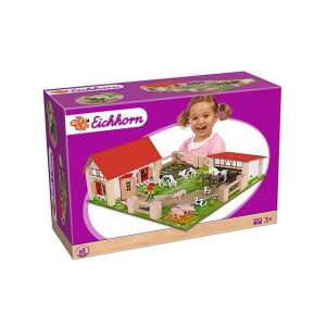 Farm fa játékszett - Eichhorn 84732323 Fa építőjátékok
