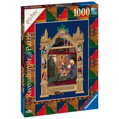 Ravensburger Harry Potter Hogwarts Express 1000-piece puzzle box angled view