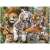 Ravensburger XXL 200 piece puzzle, featuring a group of sleeping wild cats