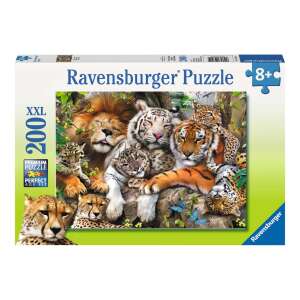 XXL Puzzle Vadállatok, 200-darabos, Ravensburger 55076225 Puzzle - Oroszlán