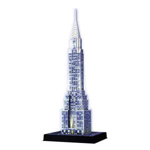 Ravensburger Chrysler Building 3D Puzzle Night Edition - Zmontowany - Puzzle i układanki