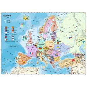 Puzzle Mapa Europy Ravensburger - 200 elementów - Mapa polityczna Europy - Ravensburger Puzzle