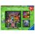 Ravensburger Minecraft 3x49 kutija za puzzle, pogled sprijeda
